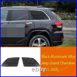 Rear Triangular Window Glass Plate Decor Cover For Jeep Grand Cherokee 2011-2020