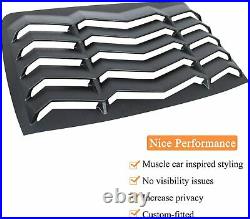 Rear Window Louver ABS Matte Windshield Cover for 2018-2021 Toyota Camry Sedan