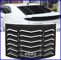 Rear Window Louver For Chevrolet Camaro 2010-2015 ABS Windshield Cover Lambo