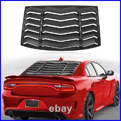 Rear Window Louver Scoop Windshield Cover ABS Fit For Dodge Charger 2011-2021