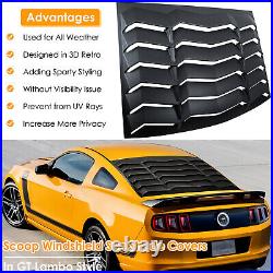 Rear Window Louver for Ford Mustang 2005-2014 Scoop Windshield Cover