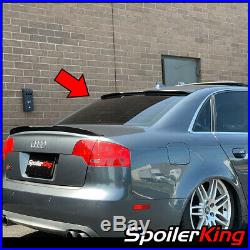 Rear window roof spoiler withcenter cut (Fits Audi A4 / S4 2006-2008 B7) 284RC