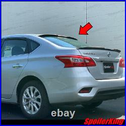 Rear window roof spoiler withcenter cut (Fits Nissan Sentra 2013-2019) 284RC