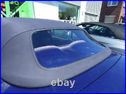 Renault Megane Convertible Rear Glass Window With Zipper Plastic/PVC New