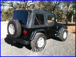Replacement Soft Top with Upper Door Skins fits 1997-2006 Jeep Wrangler 9970235