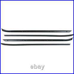 Rubber Door Roofrail Trunk Window Sweep Weatherstrip Seal Kit for 70-81 Camaro