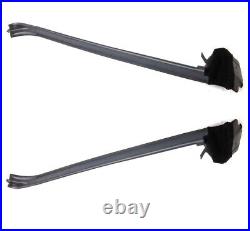Set outside sealing rails rear window fits with Mercedes W123 C123 CE CD Coupe