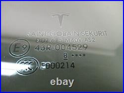 Tesla Model 3 Rear Right Passenger Door Window Glass Tinted 1077905-99-C