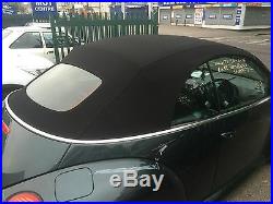 VW Beetle 2002-2010 New Black Mohair Hood with Heated Rear Glass Window