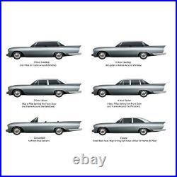Window Sweeps Felt Kit for 1961-1962 Chevy Impala 4 Door Hardtop OEM